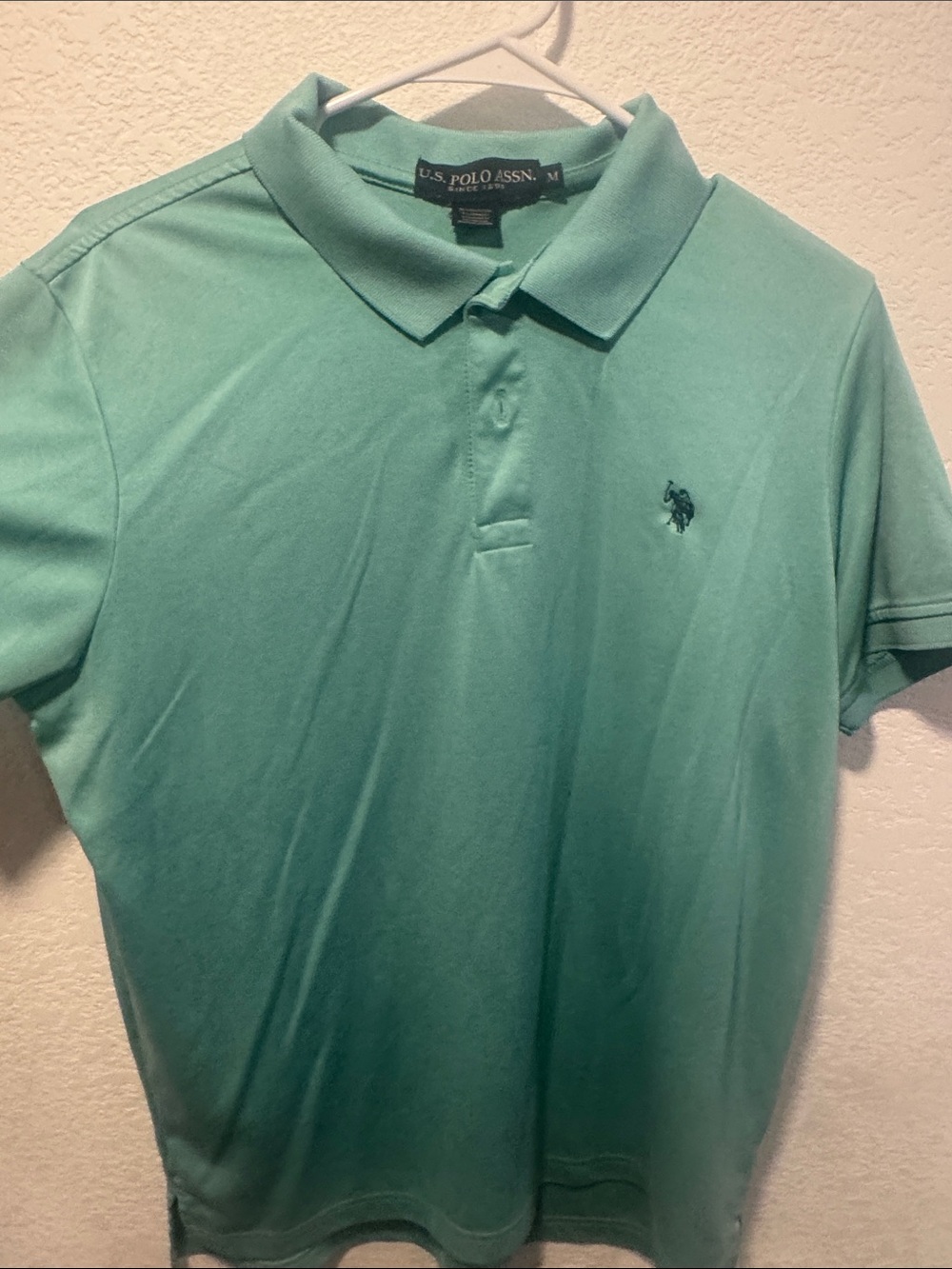 U.S. Polo Assn. Men's Mint Green Polo Shirt